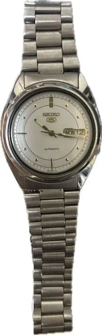 SEIKO 자동 와인딩 시계 실버