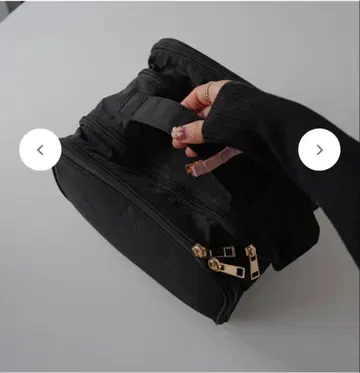 nwith 유틸리티 토탈 화장품 파우치 블랙