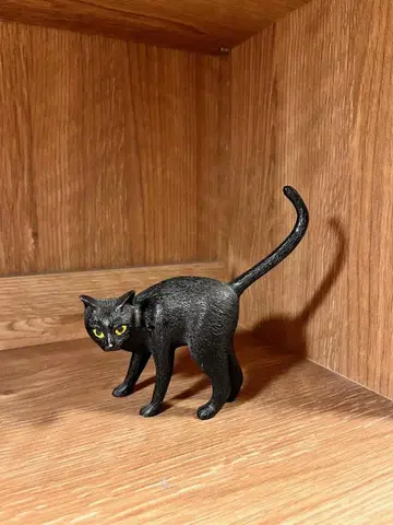 검은 고양이 피규어