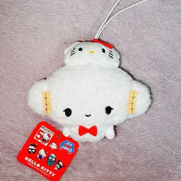 산리오 마스코트 봉제 인형 코기뮨 키티 스트랩 50주년