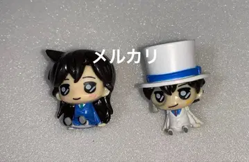 명탐정 코난 목욕 공 피규어 2점 유미란(모리 란), 괴도 키드