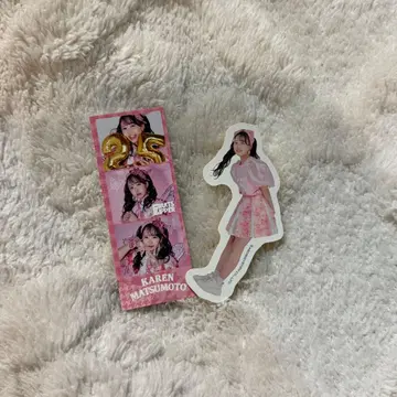 FRUITS ZIPPER 마츠모토 카렌 스티커