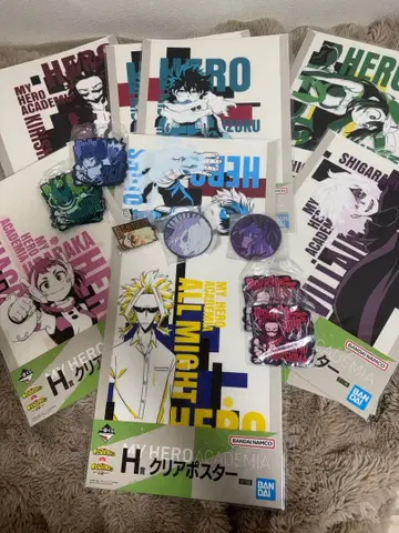 제일복권 나의 히어로 아카데미아 VS 클리어 포스터 러버