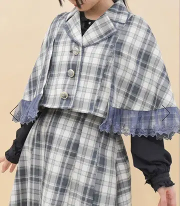 axes femme 레이스 프릴 케이프 자켓 POETIQUE