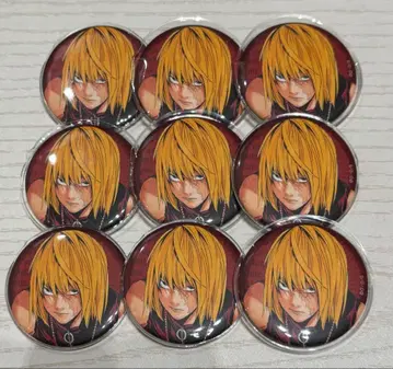 DEATH NOTE 데스노트 멜로 매트 캔뱃지 9개 팝업