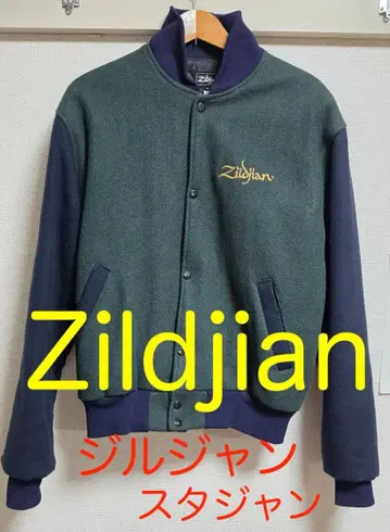 Zildjian 질잔 금 로고 자수 바시티 자켓 M 사이즈 Vintage