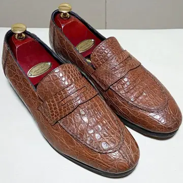 [최고급] 안드레아 벤투라 코인 로퍼 EU40 라이트 브라운