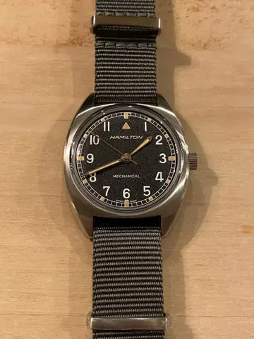 해밀턴 카키 애비에이션 파이롯트 파이오니어 블랙 수동 와인딩