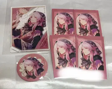 오토메이트 오토마 모모카 캔뱃지 아크릴 스탠드 포토 카드 여름의 시장