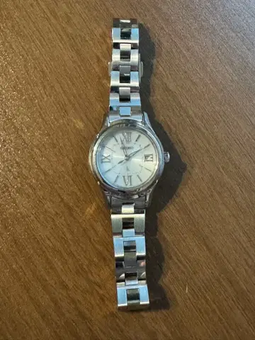 가동 SEIKO 루키아 1B22-0AX0 전파 솔라 실버