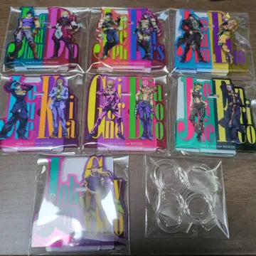 마츠키요 코코카라 죠죠 콜라보 아크릴 칫솔 스탠드 컴플리트