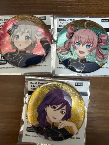 BanG Dream! 캔뱃지 3개 세트