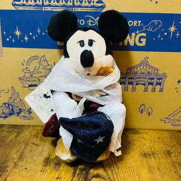 미키 판타지아 마법사의 제자 봉제 인형 키체인 85주년