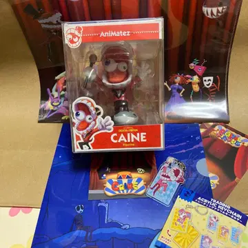 새상품 어메이징 디지털 서커스 피규어 & 키체인 세트 케인