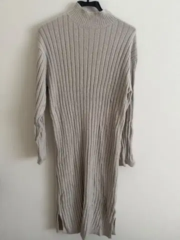 gelato pique 베이지 리브 하이넥 룸웨어