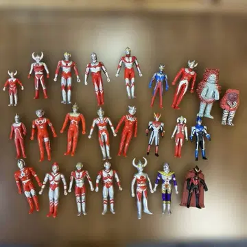 묶음 판매 울트라맨 괴수 피규어 헤이세이 소프트 비닐