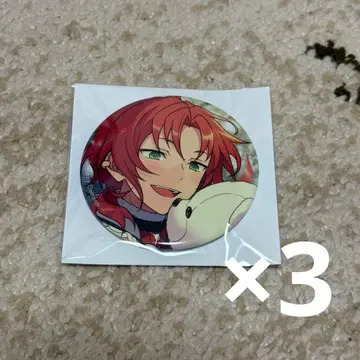 앙스타 화이트 베어 테마 스카우트 캔뱃지 츠키나가 레오