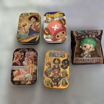 원피스 캔 세트와 피규어