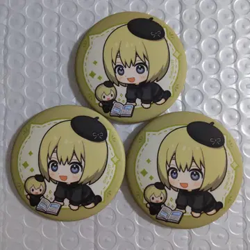 진격의 거인 블랙 코디 아르민 캔뱃지 3개