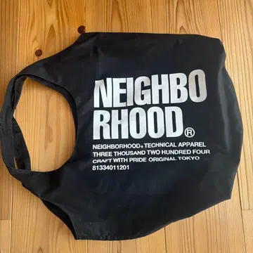 NEIGHBORHOOD. 블랙 토트백