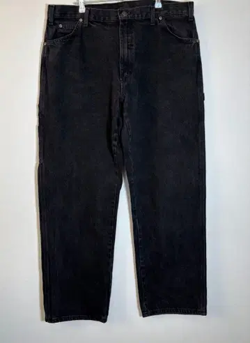 Dickies 디키즈 W38 블랙 데님 페인터 팬츠