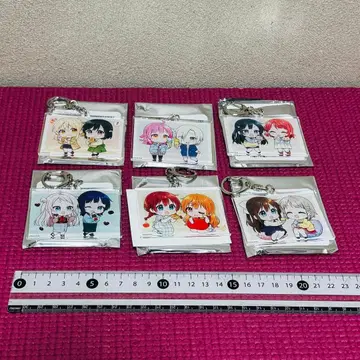 러브 라이브 니지가사키 학원 TeaTime 아크릴 키링 세트 w