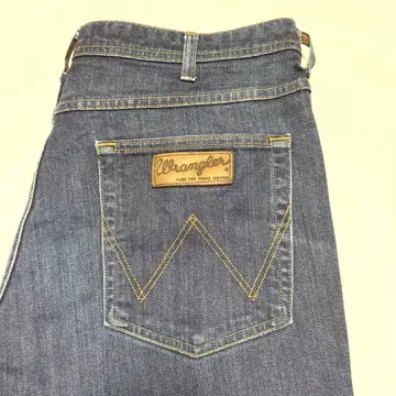 w36 93cm 랭글러 스트레치 청바지 데님 남성용 미국 빈티지 의류