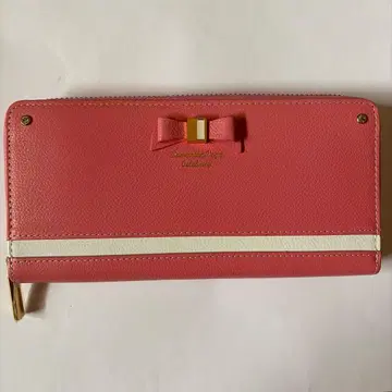 사만다 베가 장지갑 셀러브리티 리본 핑크