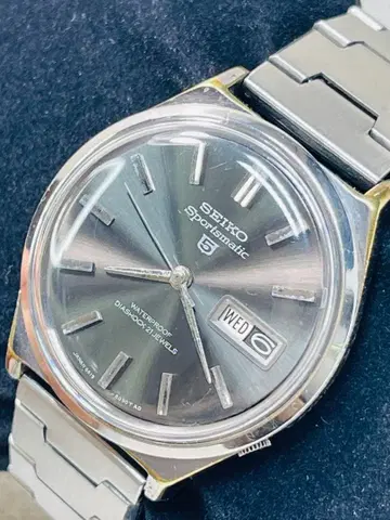 작동품 세이코5 스포츠매틱 6619-8040 자동 태엽 요일 날짜