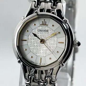 [ 작동/새 배터리 ] 세이코 크레도르 손목시계 정품 기요셰 여성용