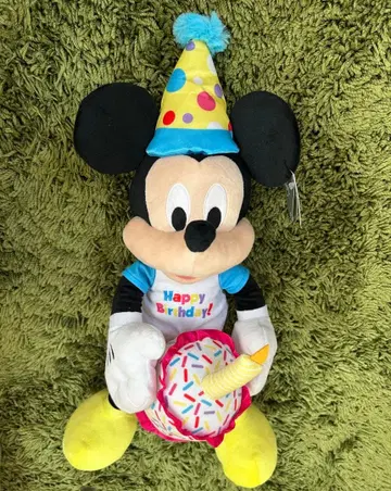 디즈니 플래그십 도쿄 한정판 미키 봉제 인형 생일 점포 한정