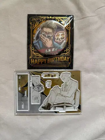 주술회전 나나미 켄토 2022 벌스데이 디오라마 피규어 캔뱃지