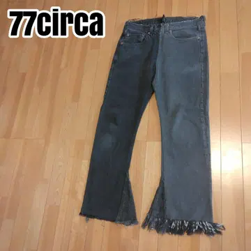 77circa 플레어 데님 청바지