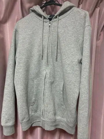 GAP 그레이 지퍼 후드티 빈티지 소프트 집업 후드티