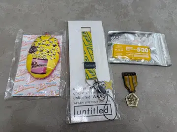 아라시 굿즈 니노미야 카즈나리 옐로우 컬러 덤