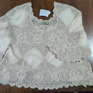 에메랄드 모텔 면 모티브 겉옷