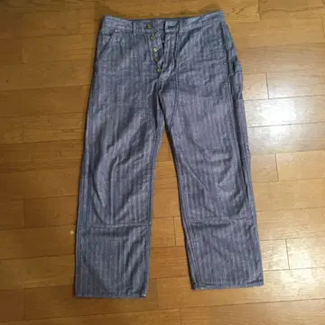 THE REAL McCOY'S 더블니 페인터 팬츠 W34