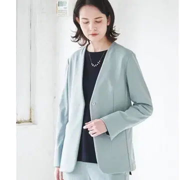 택 포함 새상품 la.f 라에프 조습 하이테크 노카라 자켓 예쁜 색상