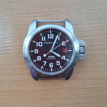 해밀턴 카키 자동 시계 블랙