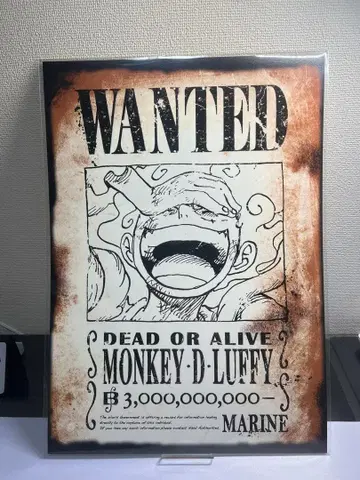 원피스 현상수배 포스터 10장 세트 BASE SHOP 한정판 새상품급