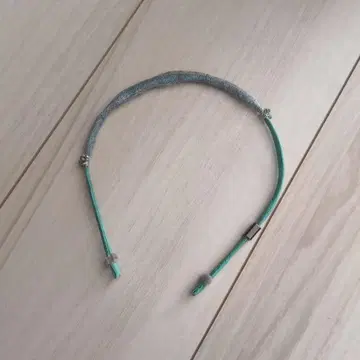 콜레트 마루프 실크 민트 그린 머리띠