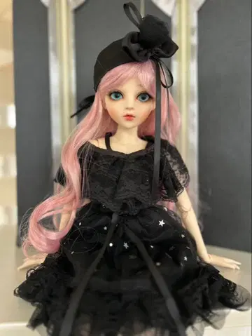 고딕풍 커스텀 인형 블랙