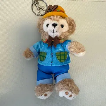 홍콩 디즈니랜드 더피 봉제 인형 키링