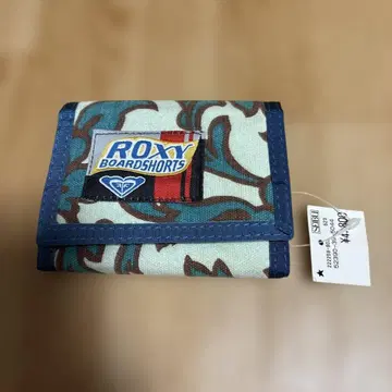 새상품 ROXY 3단 폴더형 지갑 블루