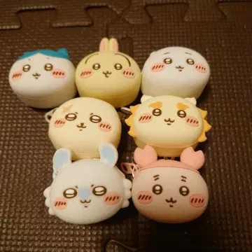 치이카와 얼굴 미니 실리콘 파우치 7종 세트