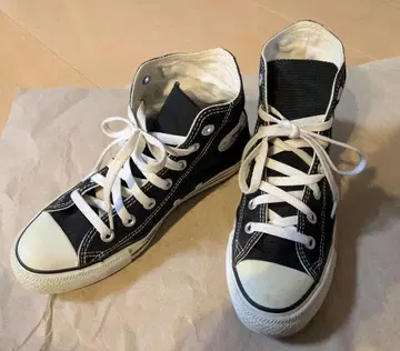 컨버스 올스타 블랙 하이컷 24.5cm