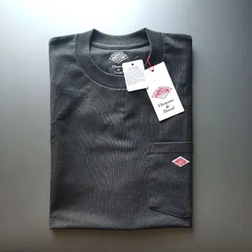 단톤 포켓 티셔츠 (콜 그레이) [미사용 새상품 택 포함]