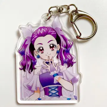 프리큐어 5 미미노 쿠루미 아크릴 키링 밀키 로즈 밀키 로즈