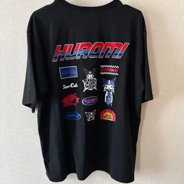 쿠로미 HONDA 한정판 콜라보 슈퍼커브 T셔츠 L사이즈 자수