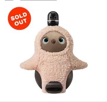 LOVOT 공식 베이스웨어 푸들 퍼 니트 핑크 라보